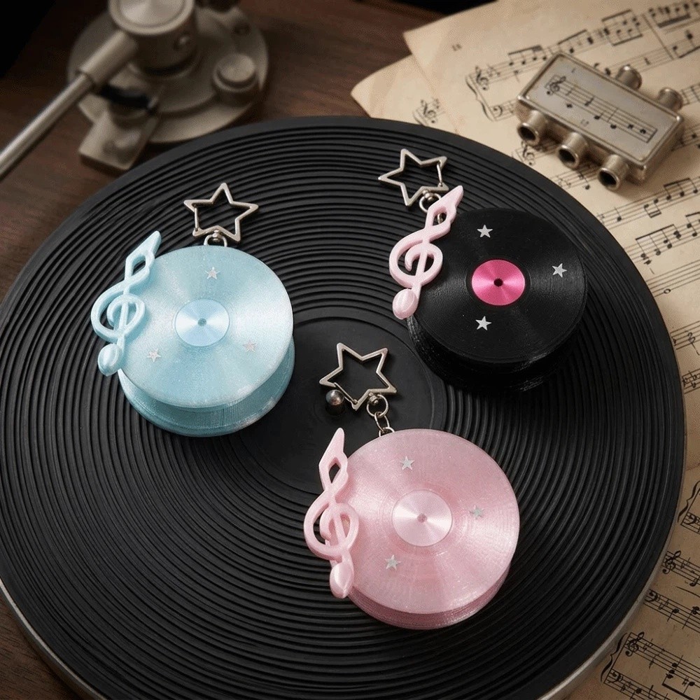 Y2K Vinyl Record Keychain Star - огляд і ціна Cable Winder Keychain