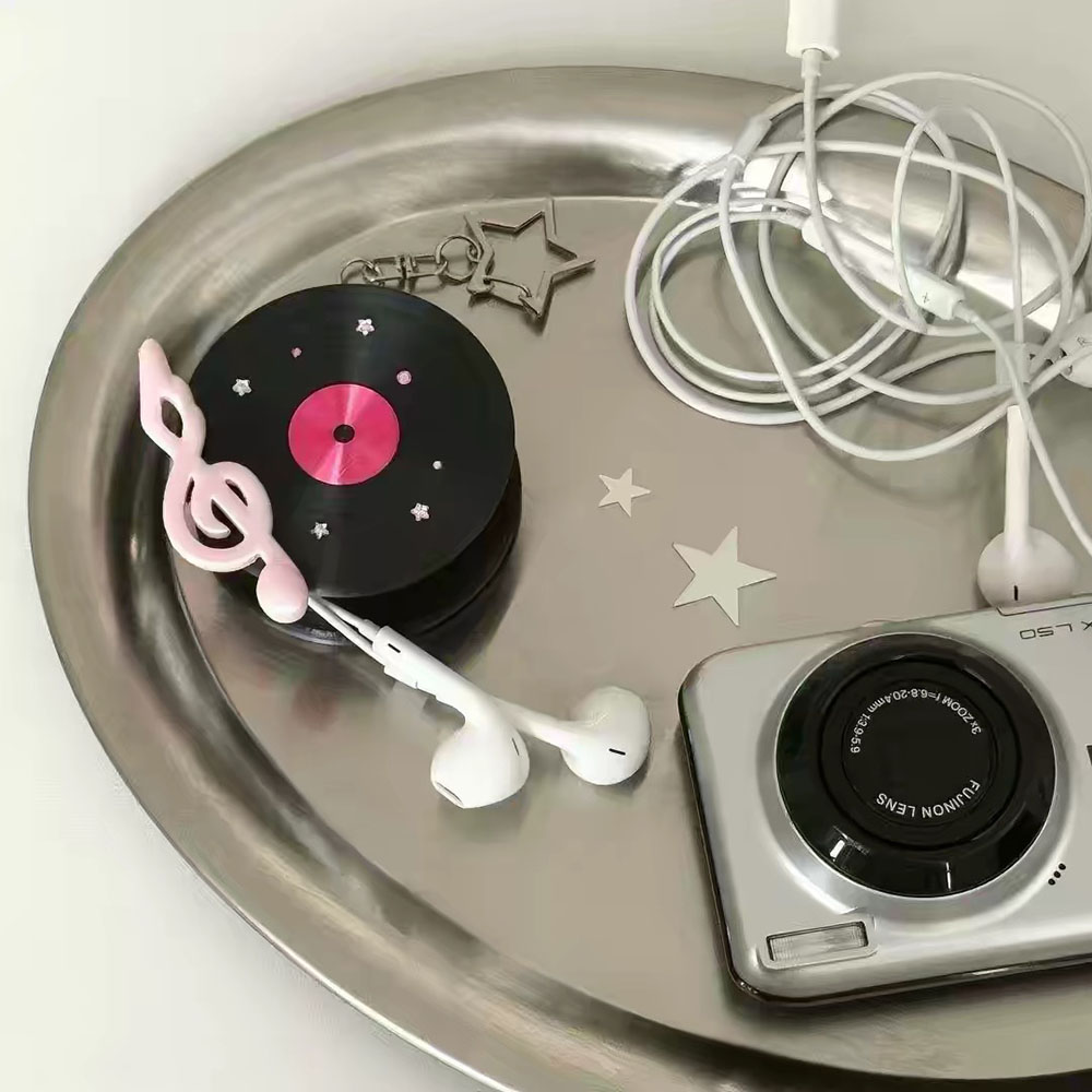 Kawaii Record Cable Organizer  - огляд і ціна Cable Winder Keychain