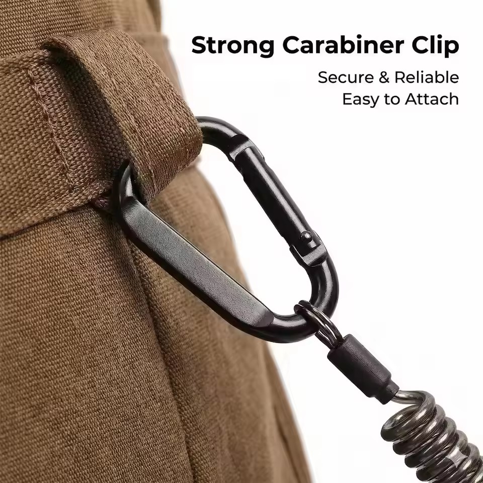 Anti-Lost Flexible Phone Ropes - огляд і ціна Carabiner Keychain