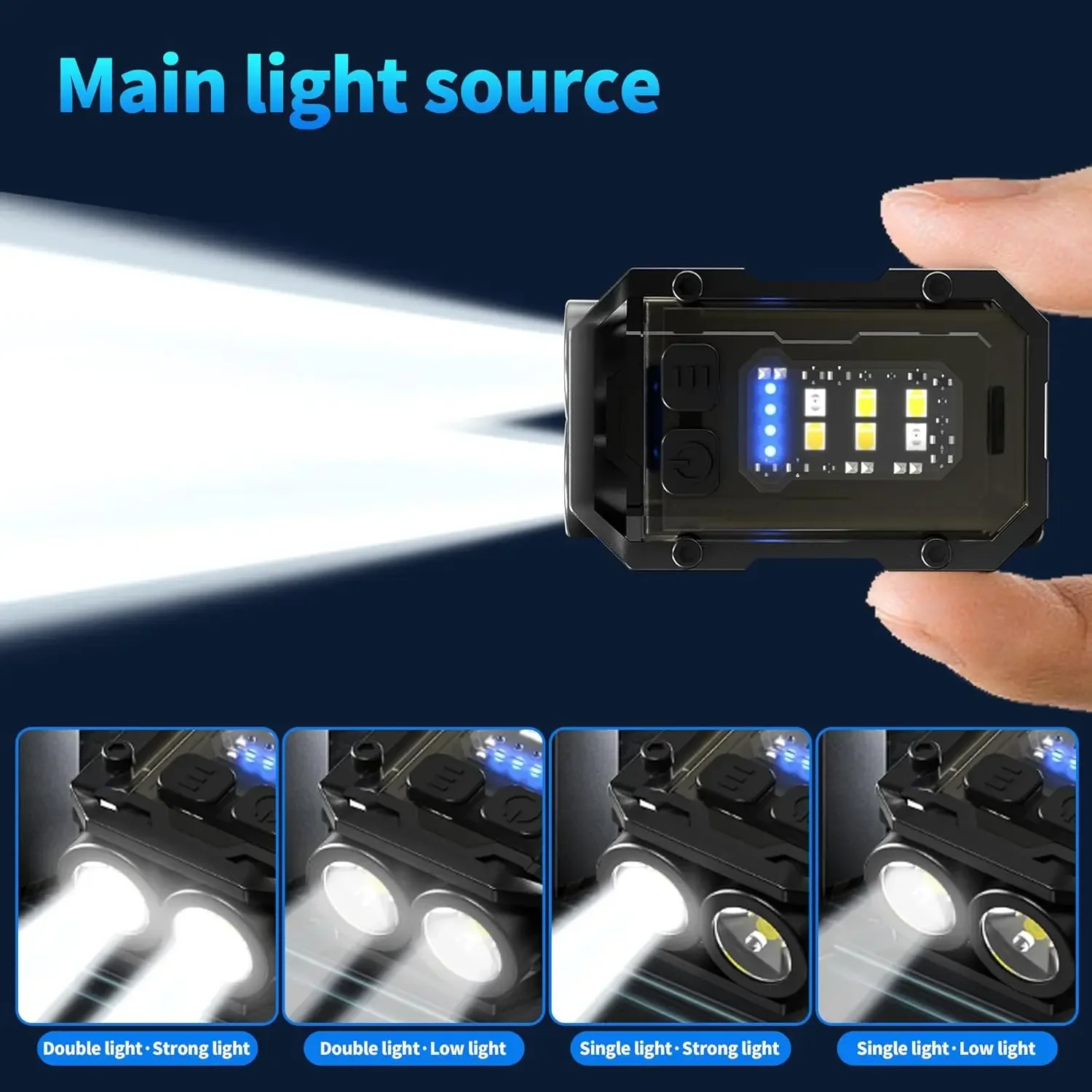 Clip-On Flashlight Rechargeabl - огляд і ціна Keychain Flashlight