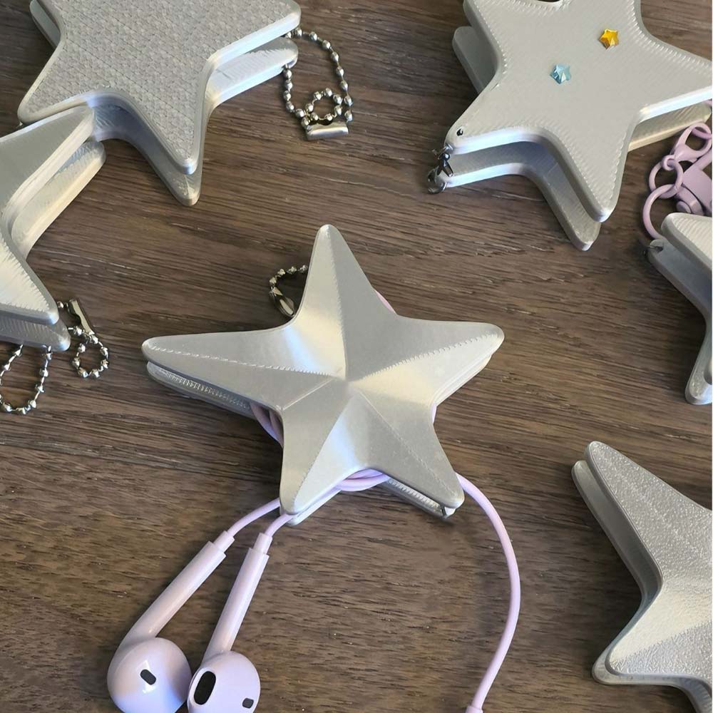 3D Star Cable Winder – Y2K Cut - огляд і ціна Cable Winder Keychain