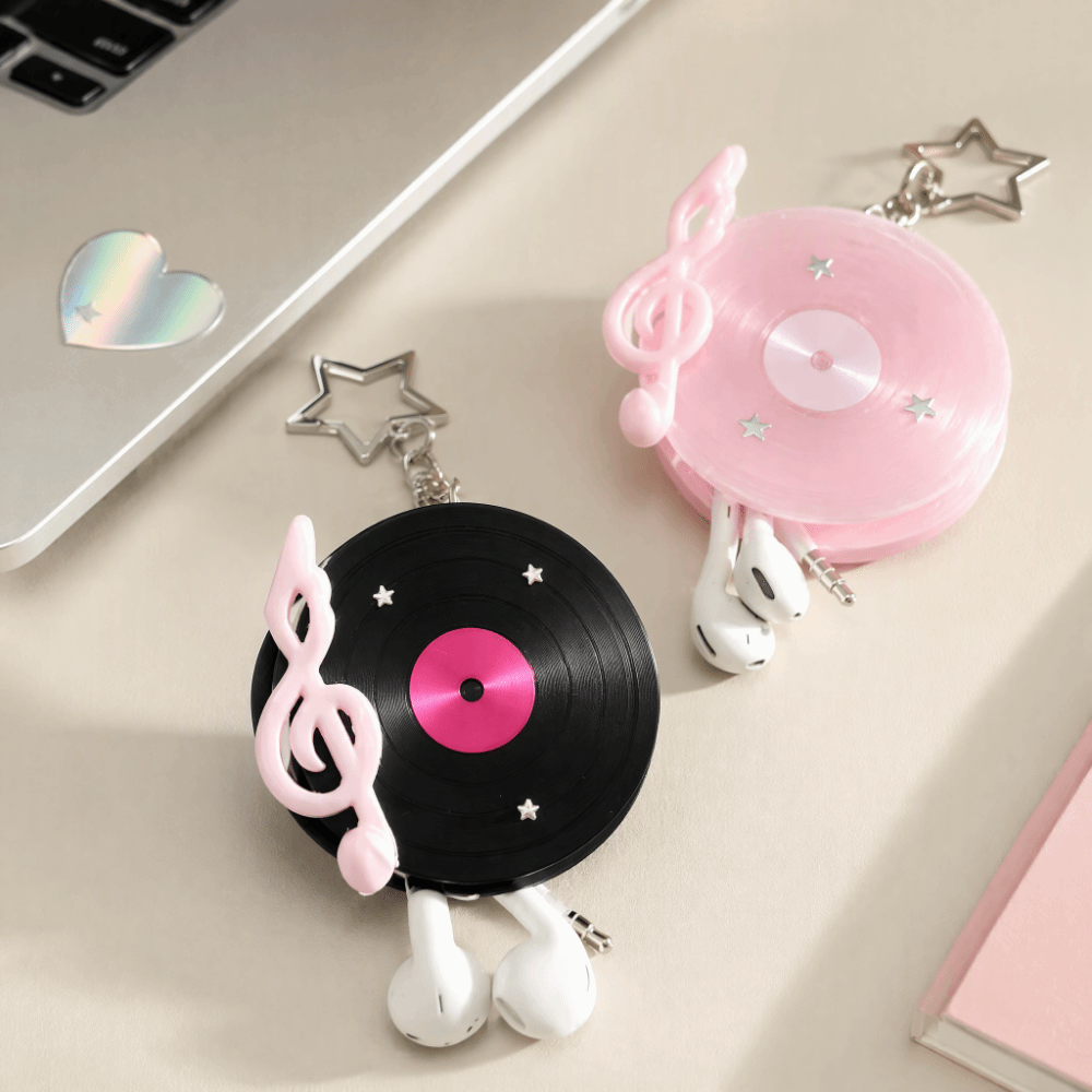 Y2K Vinyl Record Keychain Kore - огляд і ціна Cable Winder Keychain