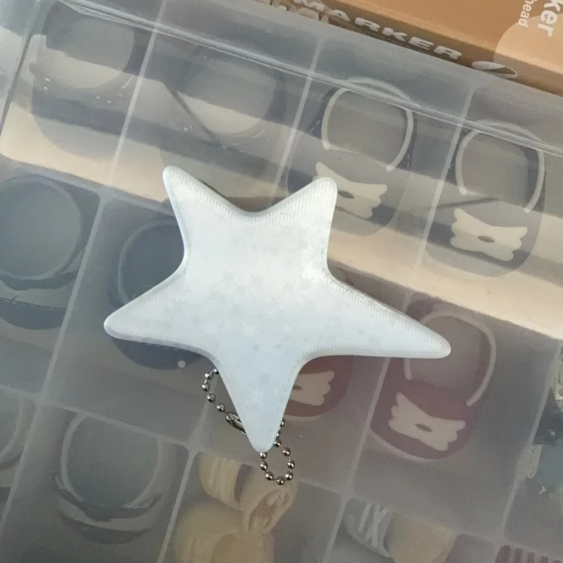 3D Star Cable Winder Y2K Cute  - огляд і ціна Cable Winder Keychain