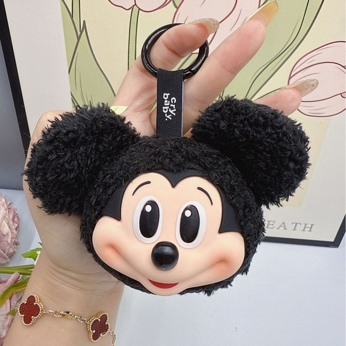 Mickey Minnie Plush Doll Keych - огляд і ціна Carabiner Keychain