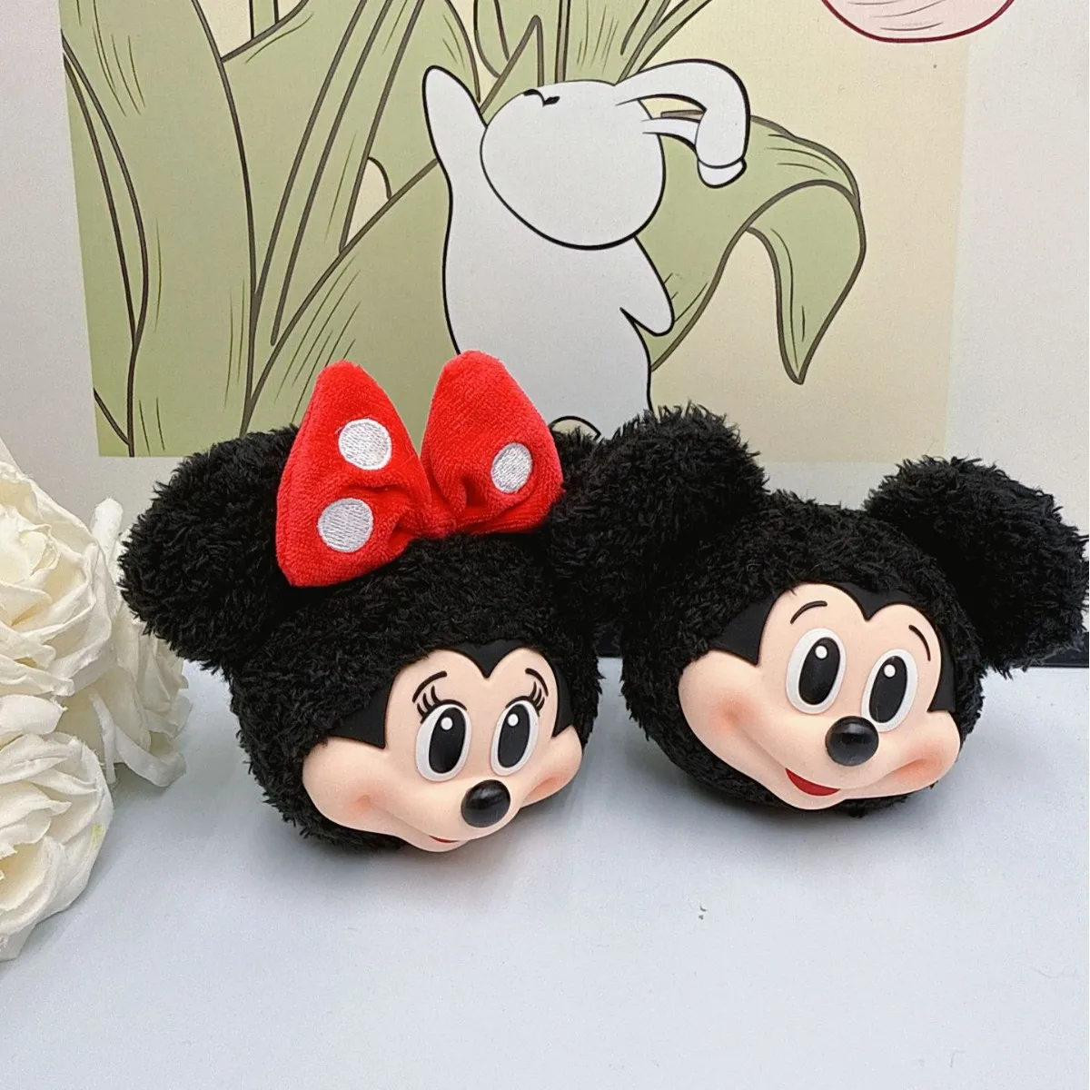 Mickey Minnie Plush Doll Keych - огляд і ціна Carabiner Keychain