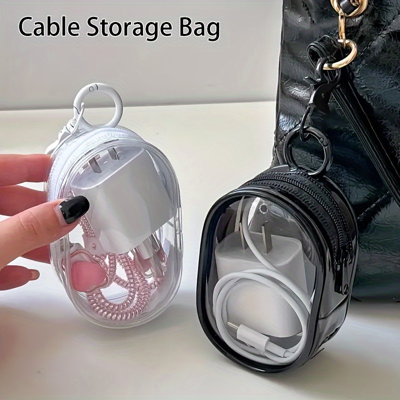 Multifunctional Clear Data Cab - огляд і ціна Cable Winder Keychain