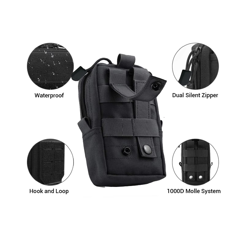 Tactical Molle Pouch Waist Bag - огляд і ціна Edc Carry Box