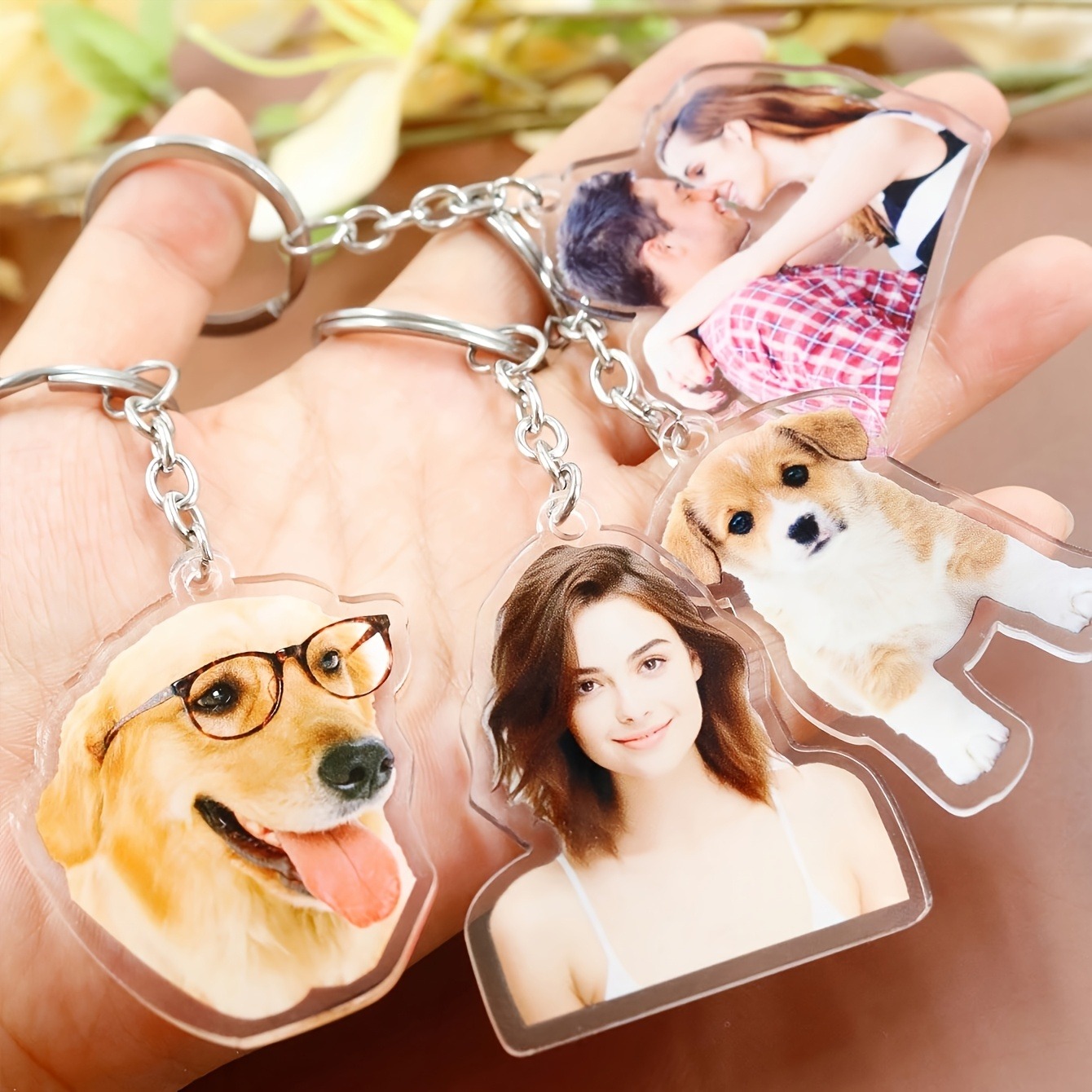 1 Custom Photo Acrylic Keychai - огляд і ціна Carabiner Keychain