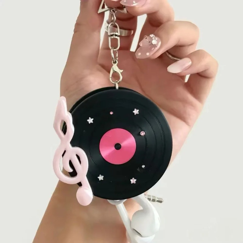 Kawaii Record Cable Organizer  - огляд і ціна Cable Winder Keychain