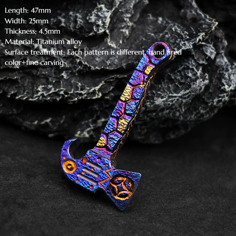 Titanium Alloy Mini Axe Hand C - огляд і ціна Titanium Pry Bar