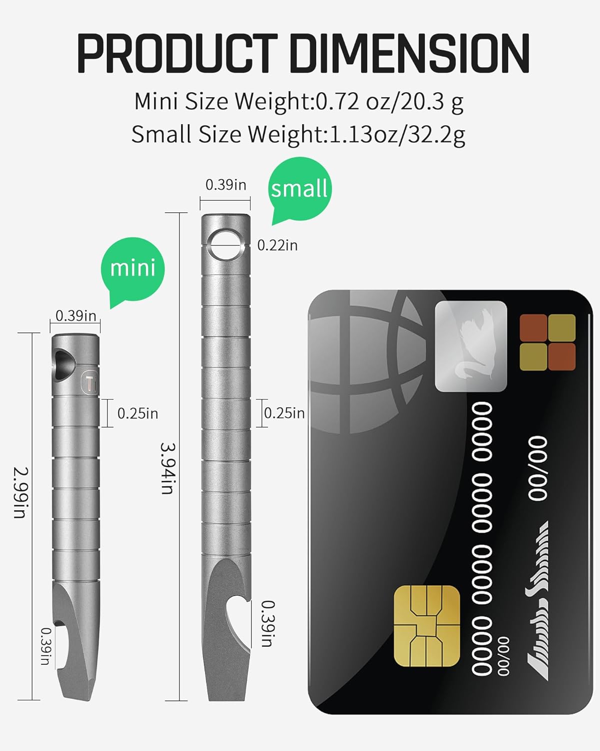 TISUR Titanium EDC Pry Bar, Ke - огляд і ціна Titanium Pry Bar
